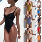 2021 пикантные размера плюс S-XL купальник Для женщин Одна деталь, купальник для женщин, Винтаж Пуш-Ап купальный костюм для женщин Монокини большого размера ванный комплект