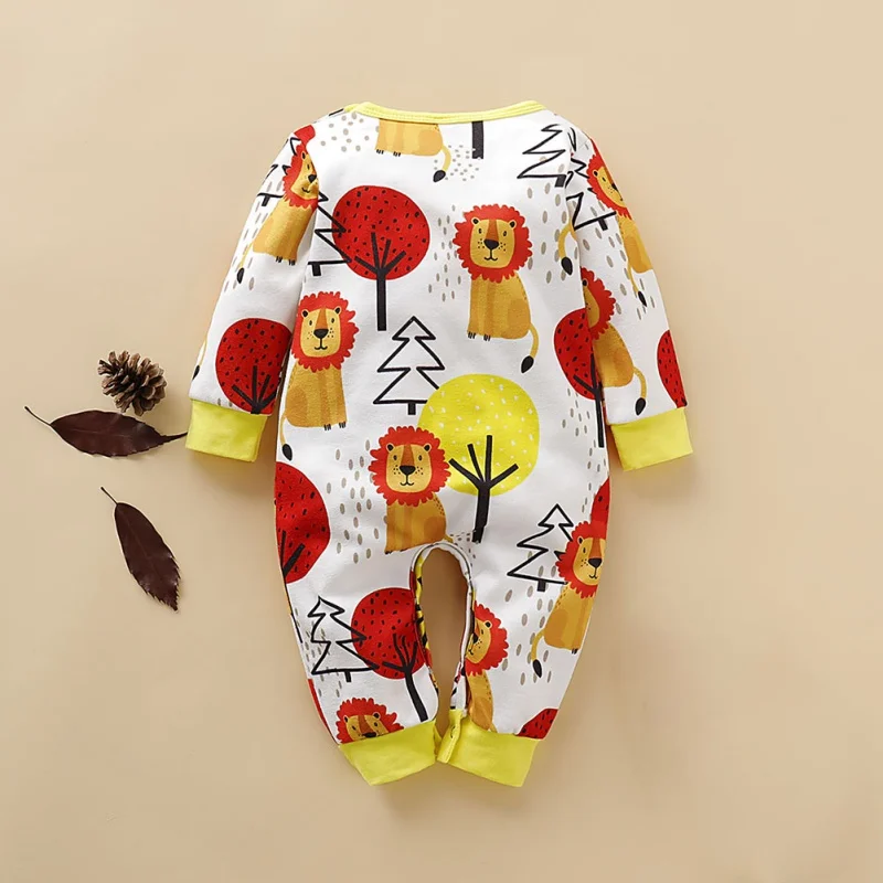 Новая модная одежда для маленьких мальчиков и девочек хлопковый комбинезон с