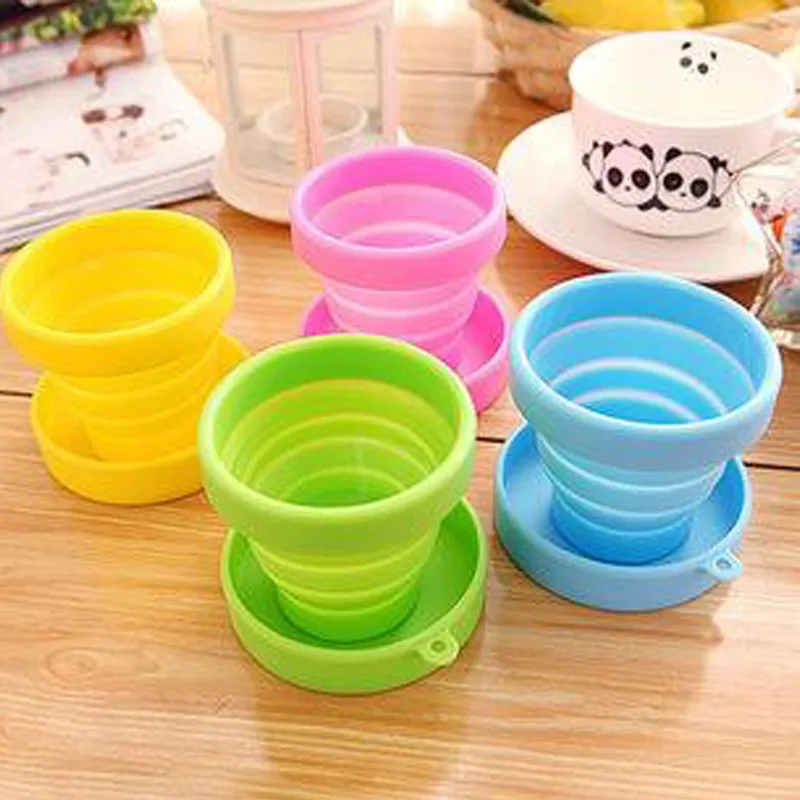 4 цвета в наличии силиконовая складная бутылка для воды портативная путешествий