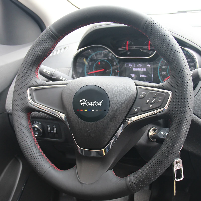 Оплетка руля для Chevrolet Cruze 2015 Volt 2016 2017 New оплетка из микрофибры на рулевое
