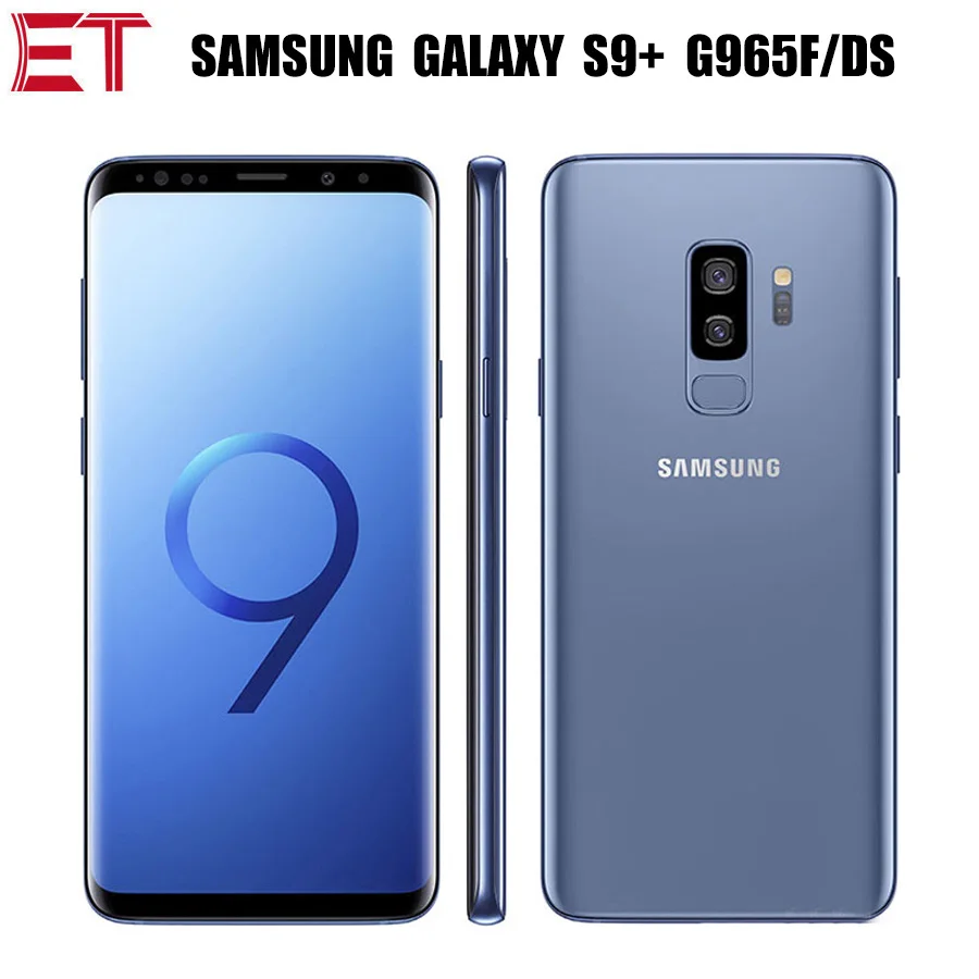 Мобильный телефон samsung Galaxy S9 Plus S9+ G965F/DS с глобальной версией, 6 ГБ, 64 ГБ, четыре ядра, 6,2 дюймов, 1440x2960, NFC, IP68, две sim-карты, Android