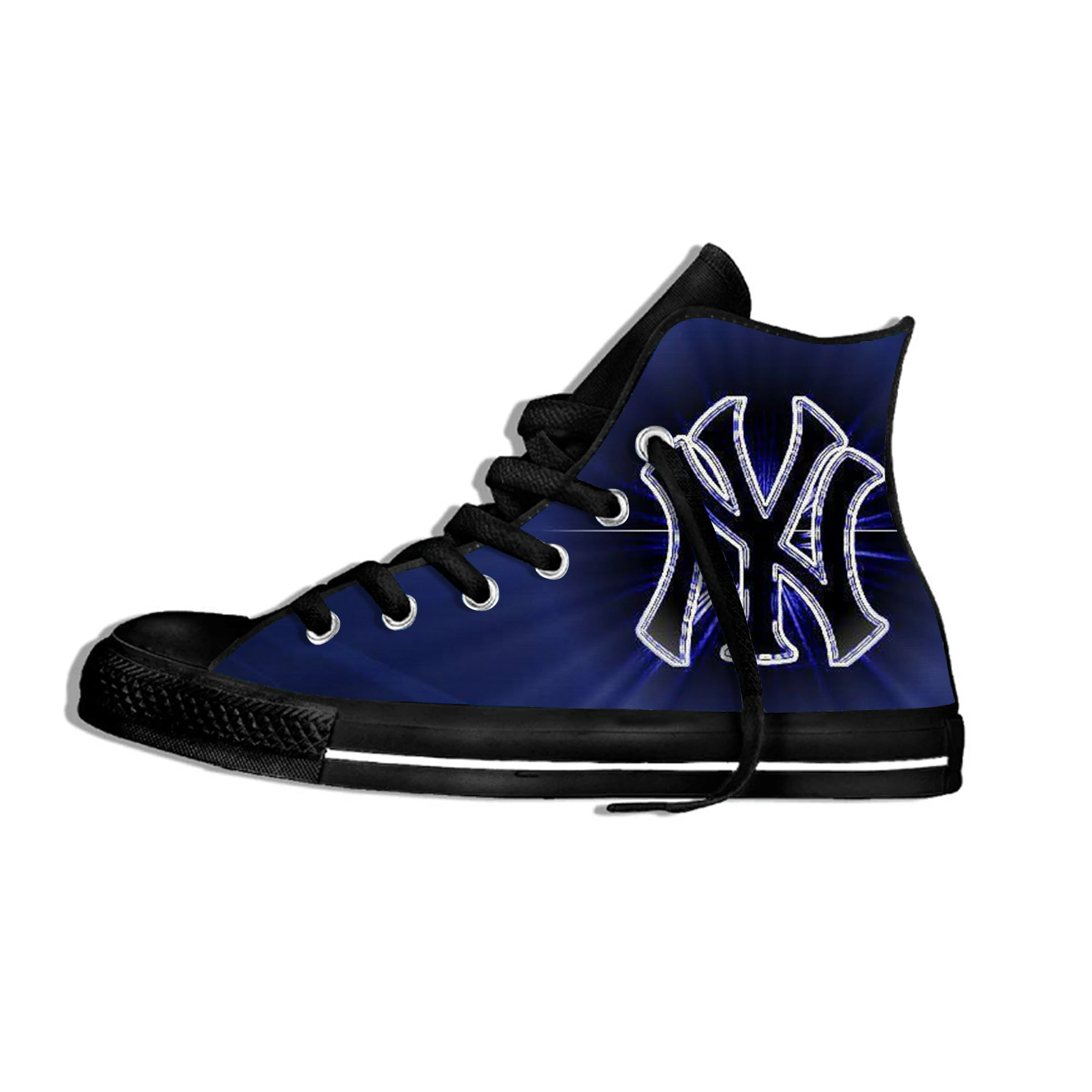 4 Yankees/легкая дышащая обувь для мужчин и женщин; Повседневная модная обувь для бейсбола в Нью-Йоркском стиле; кроссовки на плоской подошве с высоким берцем - Цвет: 4