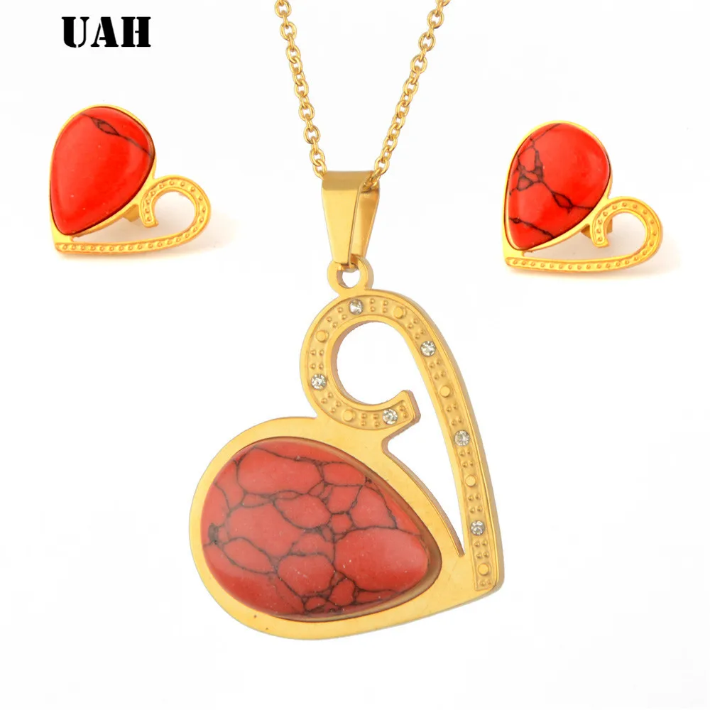 UAH Бесплатная доставка модные ювелирные изделия роскошные золотые романтические