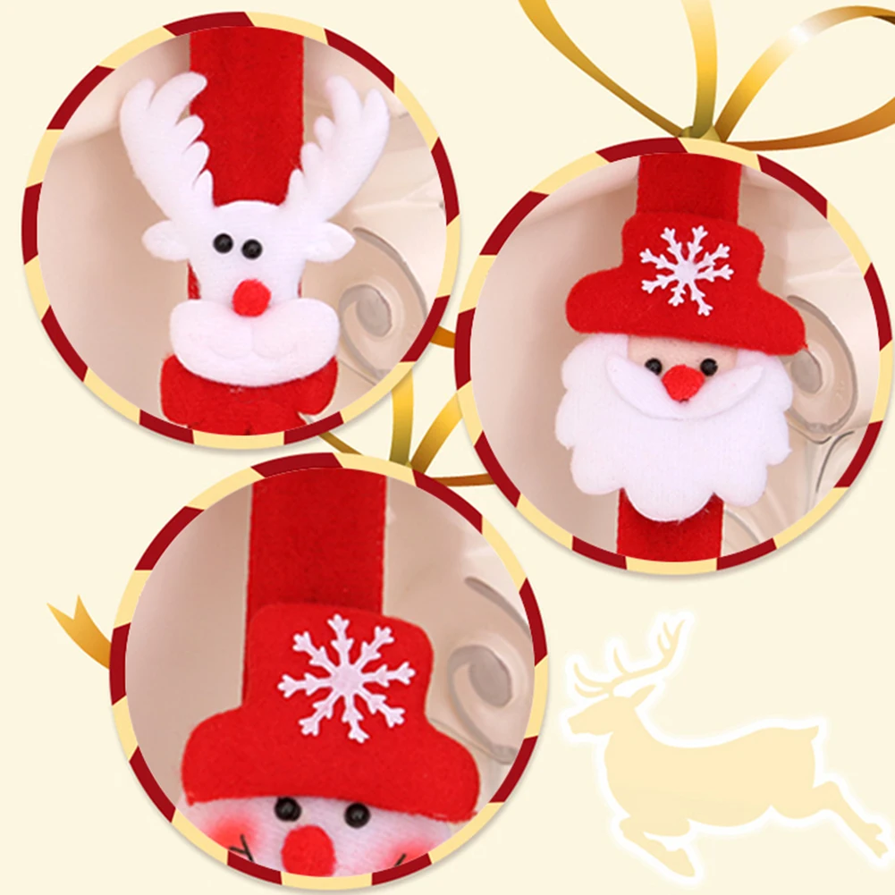 4 шт. Рождественский браслет браслеты на запястье праздничный подарок сумка