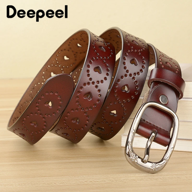 Deepeel 1 шт. 2 8*105 120 см женский модный ремень из яловой кожи с сердечком и пряжкой