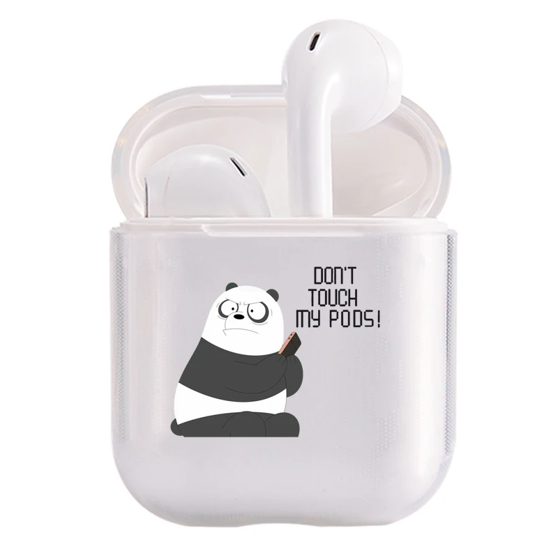 I300016 Хрустальный милый чехол для наушников для Apple AirPods, чехол из жесткого поликарбоната, прозрачный защитный чехол, аксессуары для AirPods, зарядная коробка - Цвет: I300016
