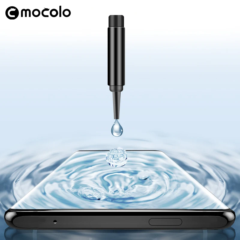 Закаленное стекло Mocolo для One plus 7 Pro полностью наклеенное 5D изогнутое УФ OnePlus