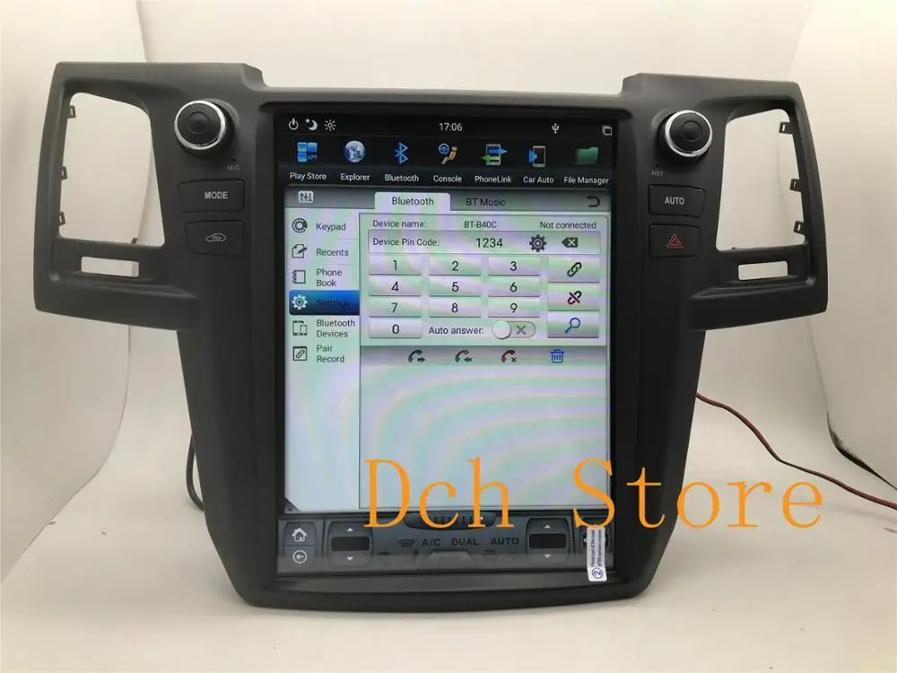 Автомобильный DVD плеер с GPS вертикальный tesla стиль Android 9 0 для Toyota Fortuner hilux 2008 2015