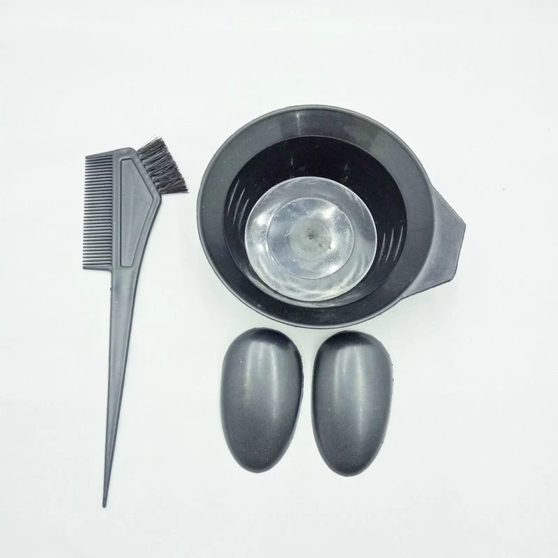 Черный парикмахерский набор инструментов для окрашивания волос расческа