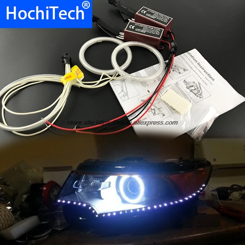 HochiTech белый 6000K CCFL головсветильник свет гало ангельские глазки комплект