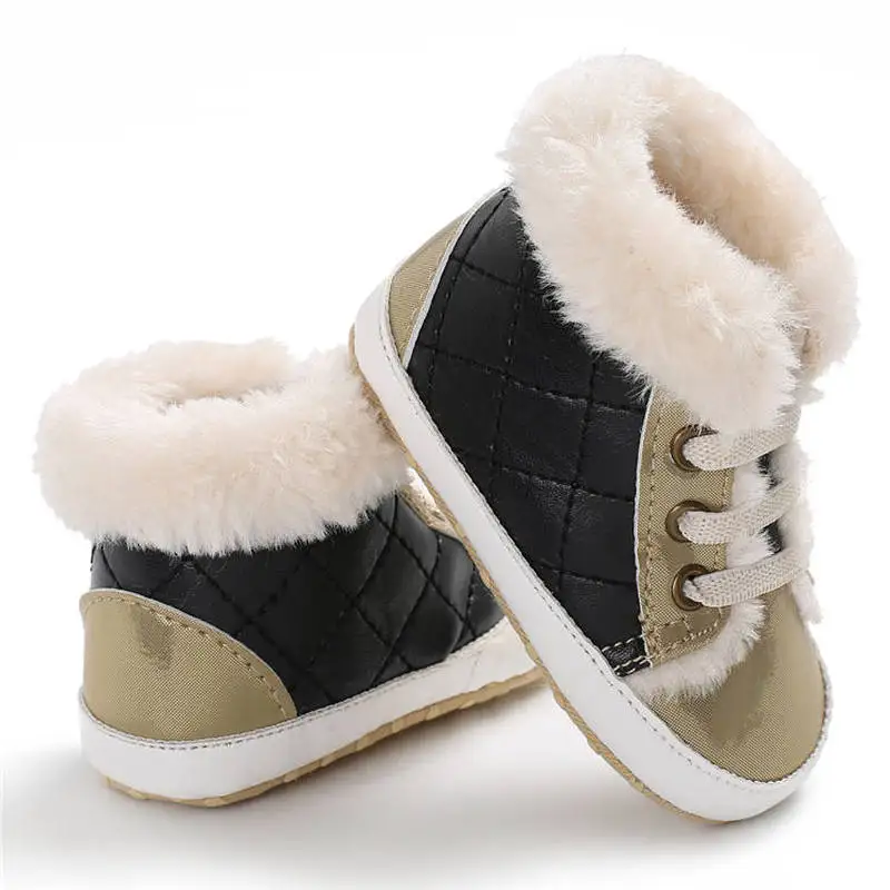 Зимняя обувь для маленьких мальчиков спортивная золотистого От 0 до 2 лет Уличная