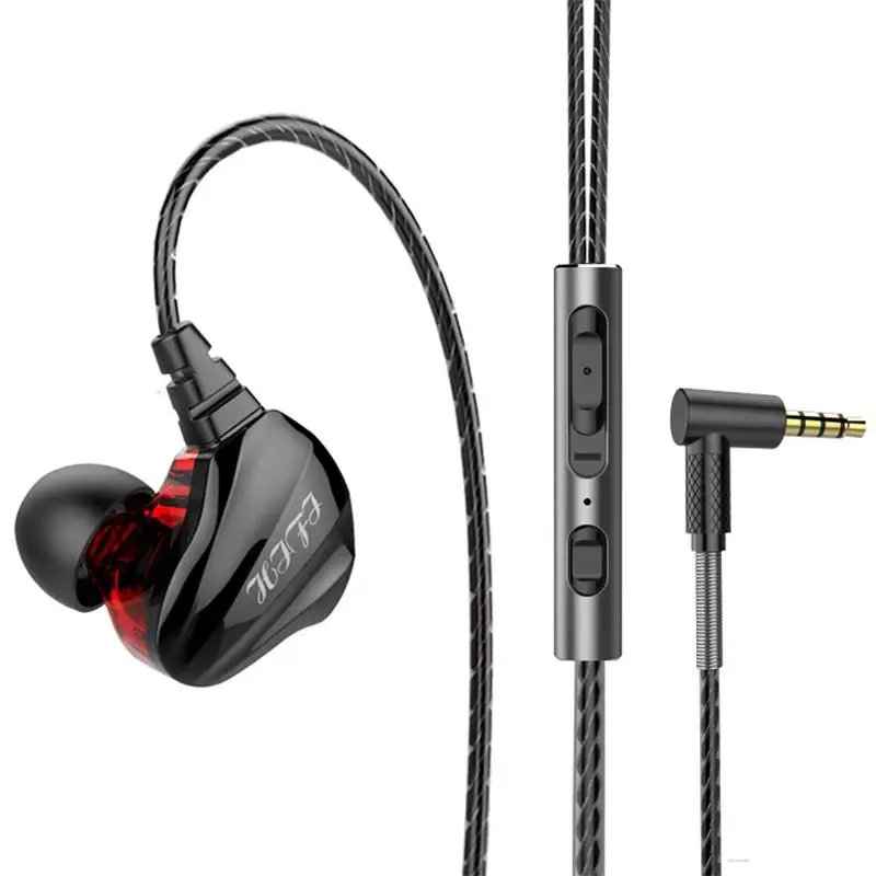 

In-ear Wired Headphones Wire-Controlled Call Game Sports Headset Heavy Bass Music Earbuds 3.5MM Android Universal Earphones
