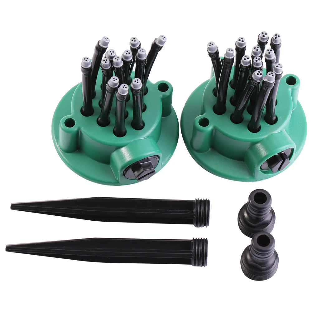 

2Pcs Garden Reusable Plants Vines Fixed Vegetable Adjustable Watering Sprinkler Multi-use Lawn Irrigation System