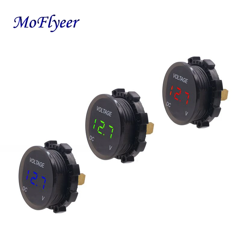 Водонепроницаемый адаптер-вольтметр MoFlyeer для автомобильных приборов |