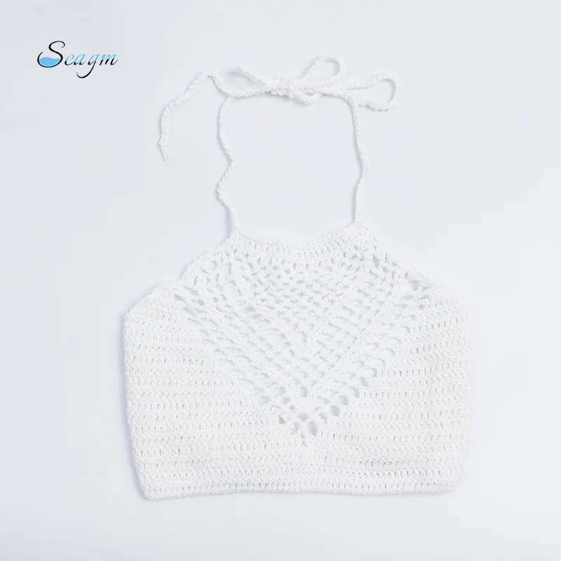 2020 Для женщин сексуальный бикини Купальники с высоким воротом полые лямкой на