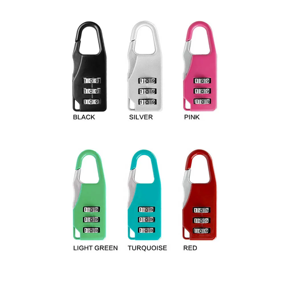 

Combination Password Lock Zinc Alloy Security Lock Suitcase Luggage Coded Lock Cupboard Cabinet Locker Padlock