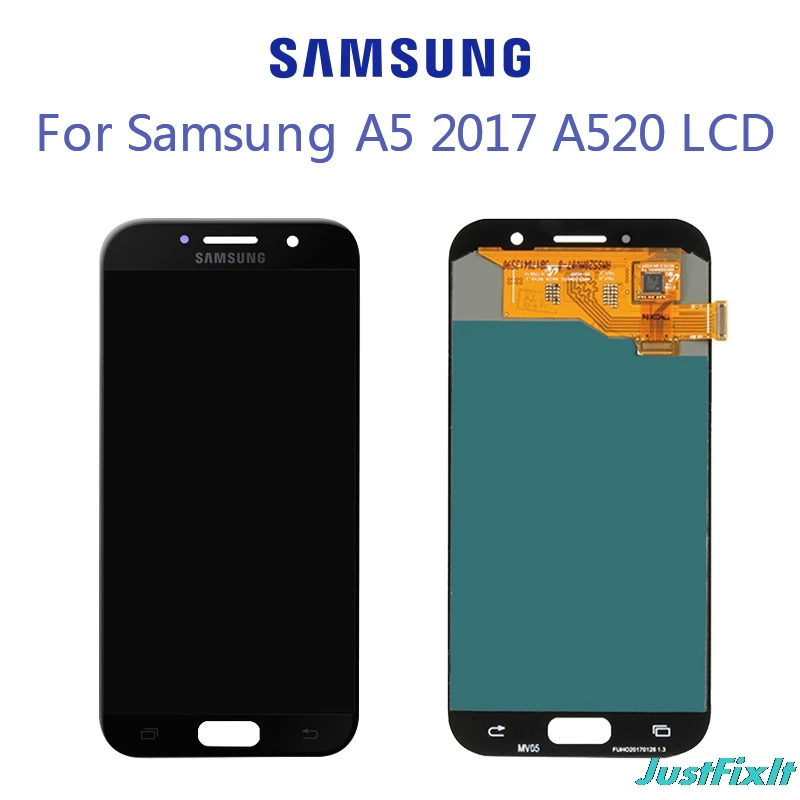 Оригинальный супер AMOLED ЖК дисплей для SAMSUNG Galaxy A5 2017 A520 A520F SM сенсорный экран