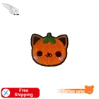 Хэллоуин Тыква Kawaii Cat заплата вышивки Утюг на значки на одежду Decration фонарь милых вещей Little Размеры аксессуары