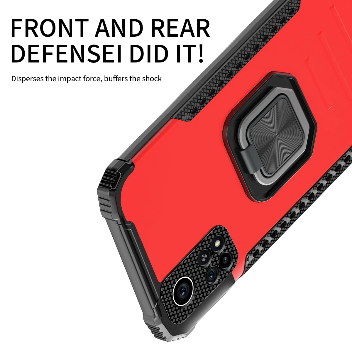

Luxury Shockproof Heavy Armor Rugged With Ring Kickstand Vehicle Phone Case For Xiaomi Poco X3 Pro NFC Magnetic Protection Cover