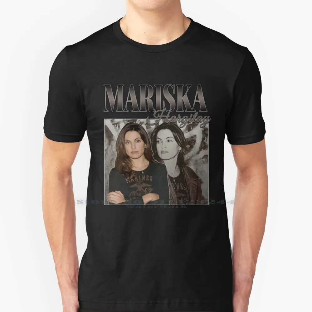 Mariska Hargitay 90s Inspired Vintage Homage Ver 2 T Shirt Cotton 6XL Law And Order Svu Special Victims Unit Olivia Benson