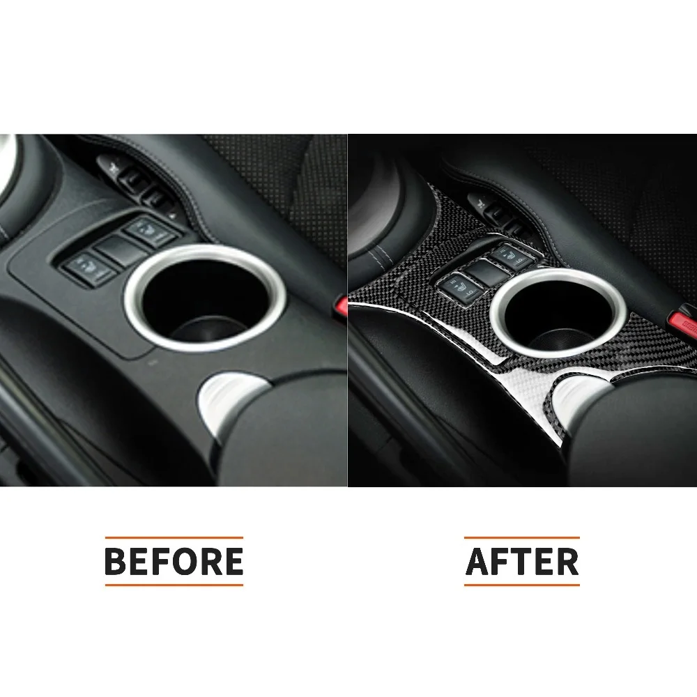 Отделка салона из углеродного волокна панель консоли подставка для сиденья