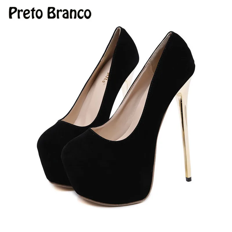 

Туфли-лодочки женские черные на высоком каблуке, 35-42