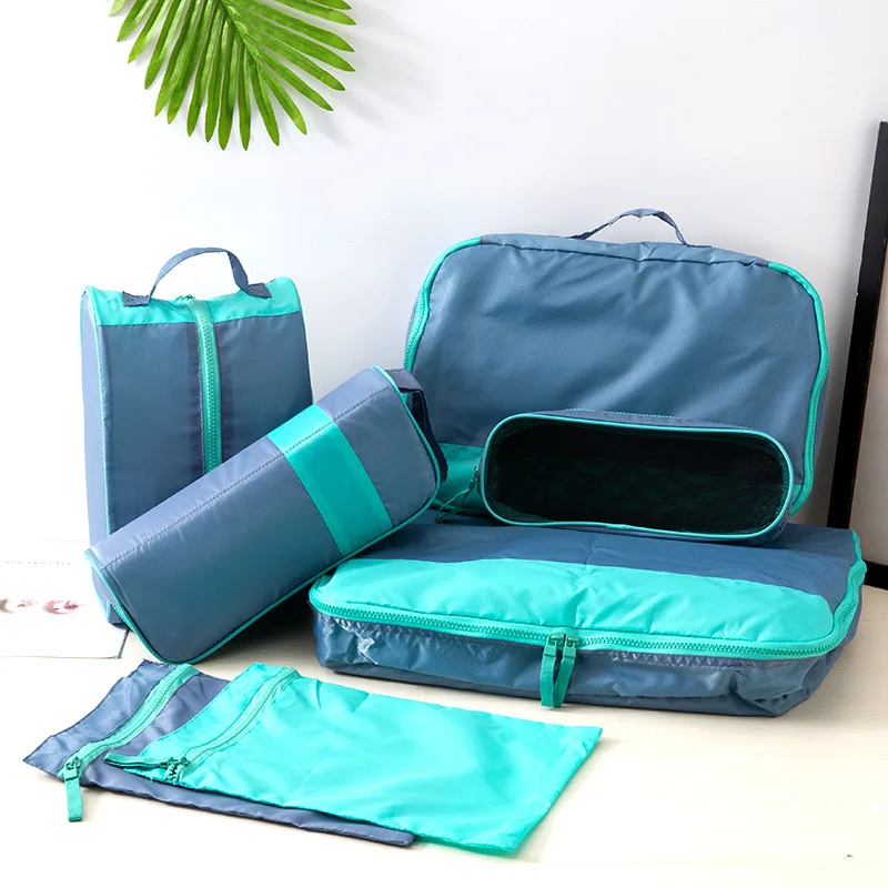 

YAN'S Life уличная дорожная сумка для хранения семь комплектов для багажа, одежды, нижнего белья, набор вместительных сумок для хранения