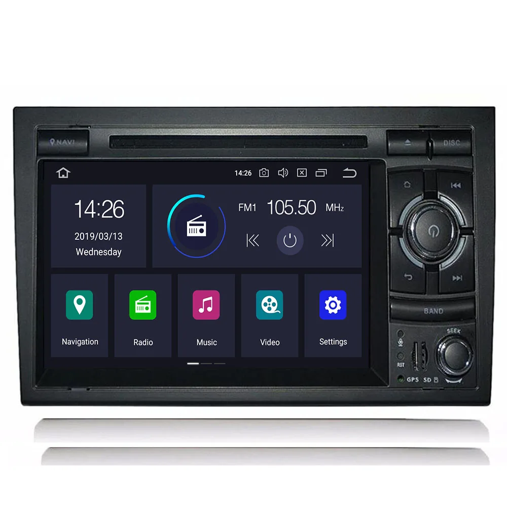 

DSP IPS Android 10.0 4G 64G CAR GPS For Audi A4 B6 B7 S4 B7 B6 RS4 B7 SEAT Exeo dvd player radio IPS screen WIFI BT CARPLAY PC