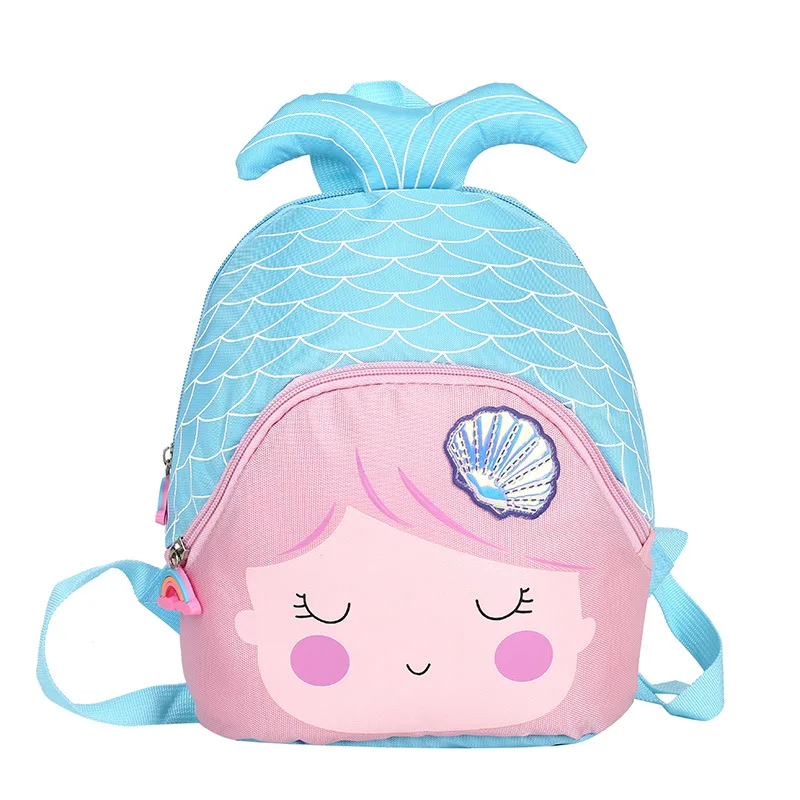 Модные 3D школьные сумки с русалочкой для девочек милый детский школьный рюкзак