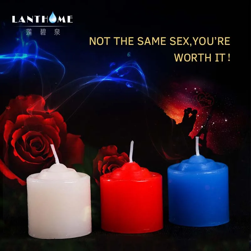 1 шт. низкая температура свечи БДСМ капельного воска секс игрушки взрослые