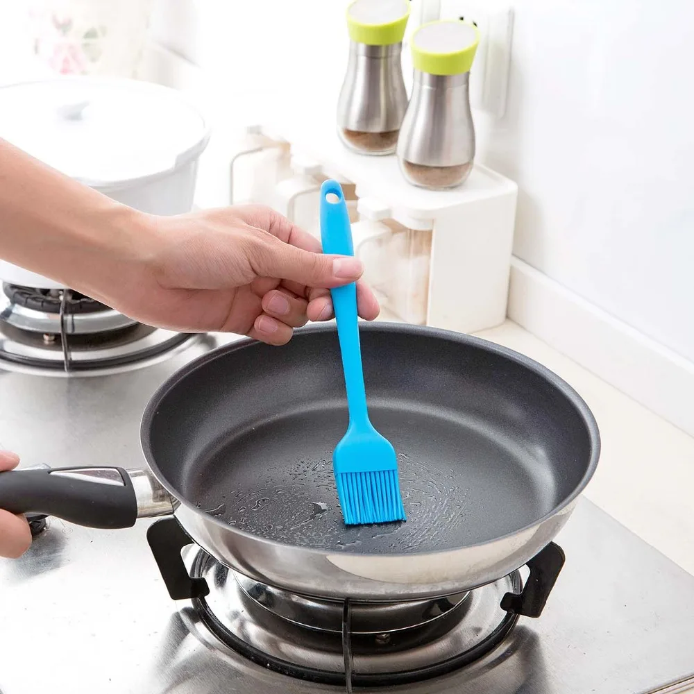 Новинка Лидер продаж 3 предмета барбекю гриль кисть силиконовая щеточка для