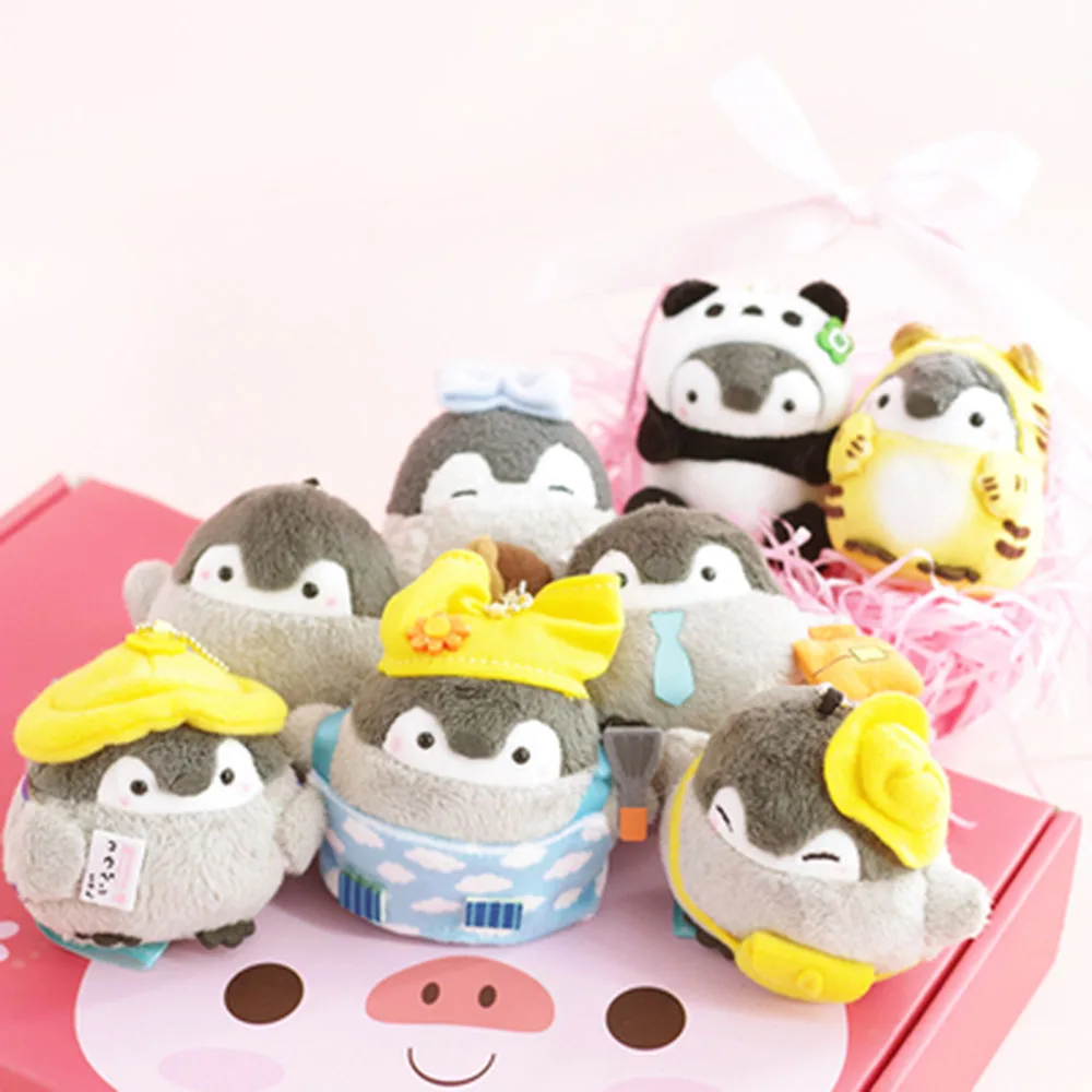 Позитивная энергия пингвин кукла мультфильм Креативный брелок для автомобиля