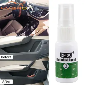 Лакокрасочное покрытие для салона автомобиля, кожаные сиденья, стекло, пластик, очистка моющего средства, восстановление краски автомобиля