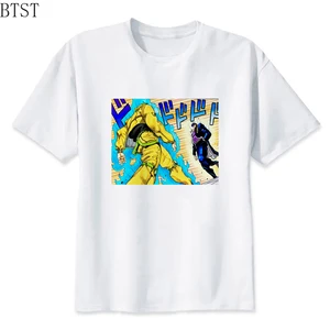 Женская футболка с коротким рукавом, с принтом в виде японского аниме, JoJo Bizarre Adventure, 2020