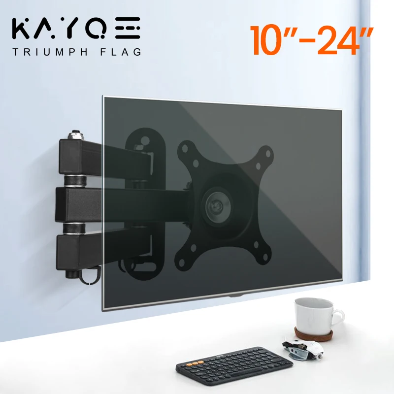 ЖК-дисплей ТВ настенное крепление для 10-24 &quotсветодиодный плоский монитор