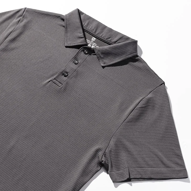Премиум Серебряное волокно Поло рубашка для мужчин анти Радиационная с