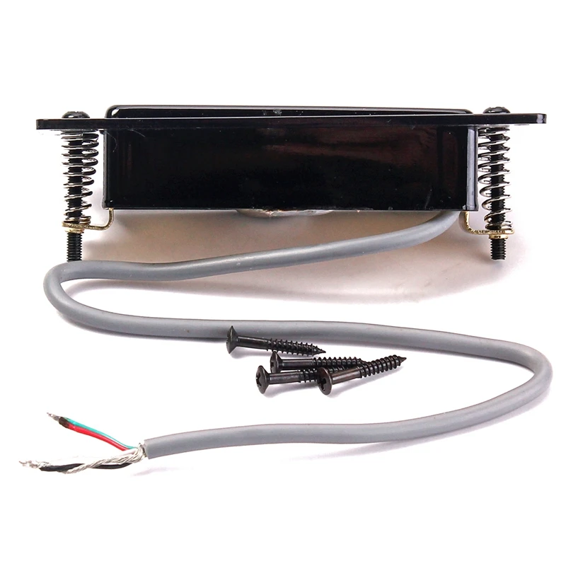 Черный Мини LP гитара Humbucker Пикап запечатанный чехол|Детали и аксессуары для