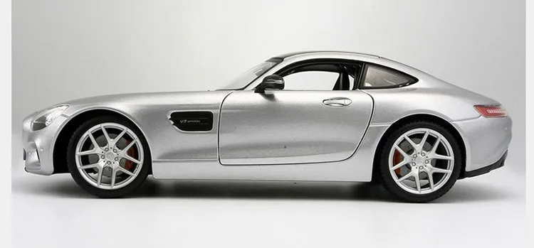 Масштаб 1:18 Merce-Bens AMG GT Модель игрушки для детей Рождественский подарок Прямая поставка сплав супер модель автомобиля Подлинная коллекция