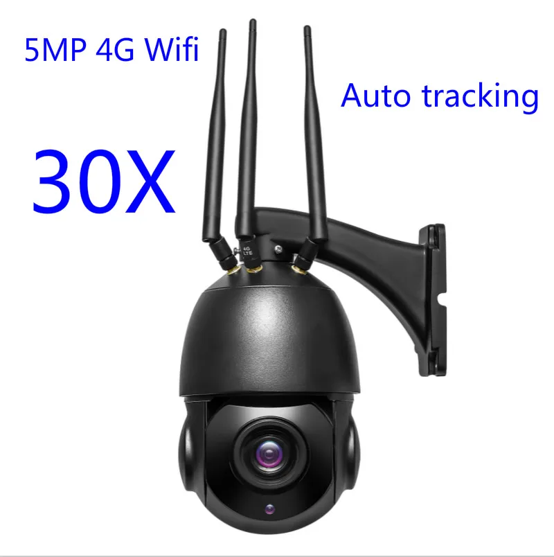 H.265 AI купольная камера с автоматическим отслеживанием 4g провод Wi Fi ИК видение IP P2P