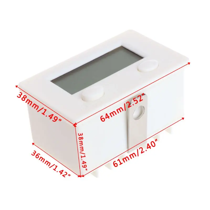 1 Set LCD 5-digit Digital Electronic Counter Punch Magnetic Induction Proximity Switch Reciprocating Rotary New | Инструменты