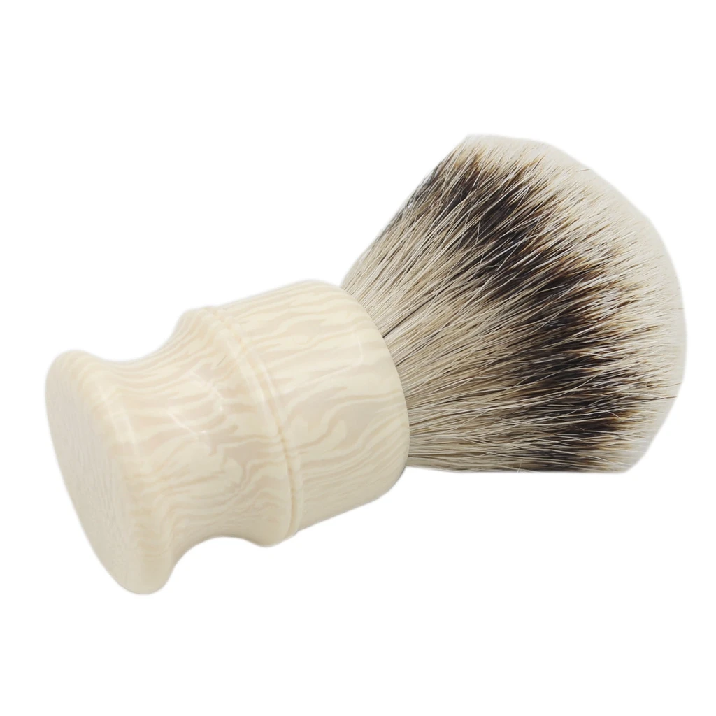 Кисть для бритья из искусственного гудка с полимерной ручкой|shaving brush|badger hair shaving