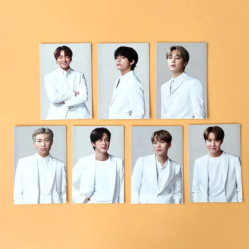 

7 Pcs/set Kpop Bangtan Boys Map Of The Soul Collection Boys Group Idol New Album Collection Postercard Korea Fashion Fans Gift