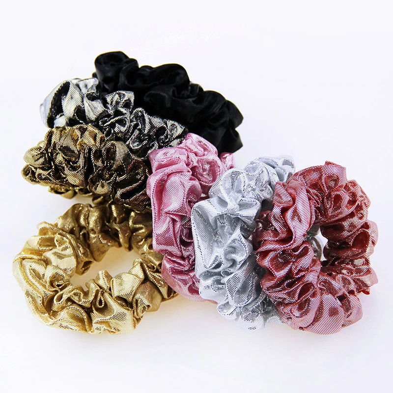 Женские блестящие резинки эластичные красочные для хвостика держатель волос haar