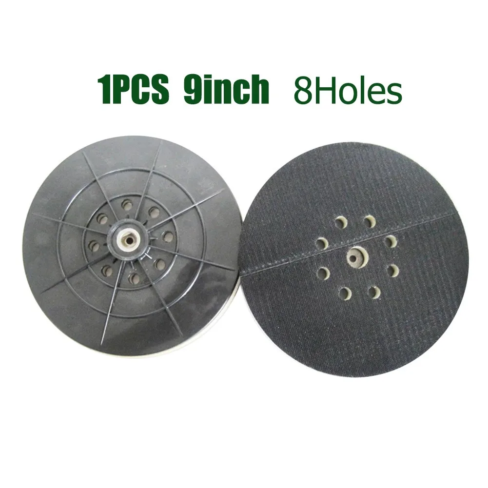 

Полировальный диск для стен, настенный шлифовальный круг, крючок и петля с 8 отверстиями, диаметром 9 дюймов, 230 мм, с резьбой 6 мм, абразивные а...