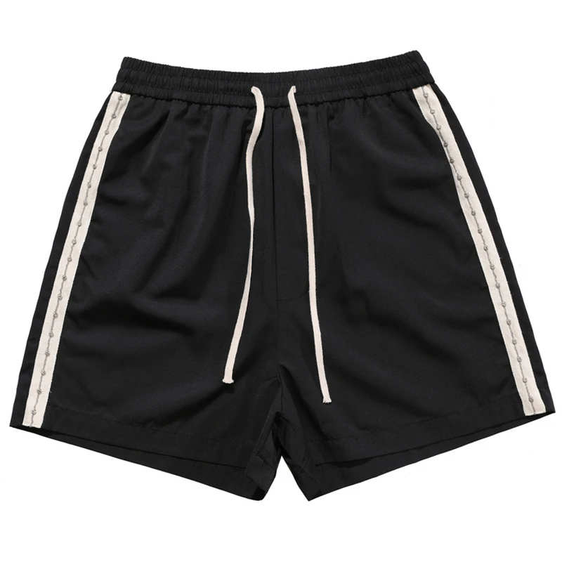 

Mens Harajuku Casual Diamond Design Basketball Shorts Oversized 2021 Summer Hip Hop Streetwear Trousers Elastic Waist Short