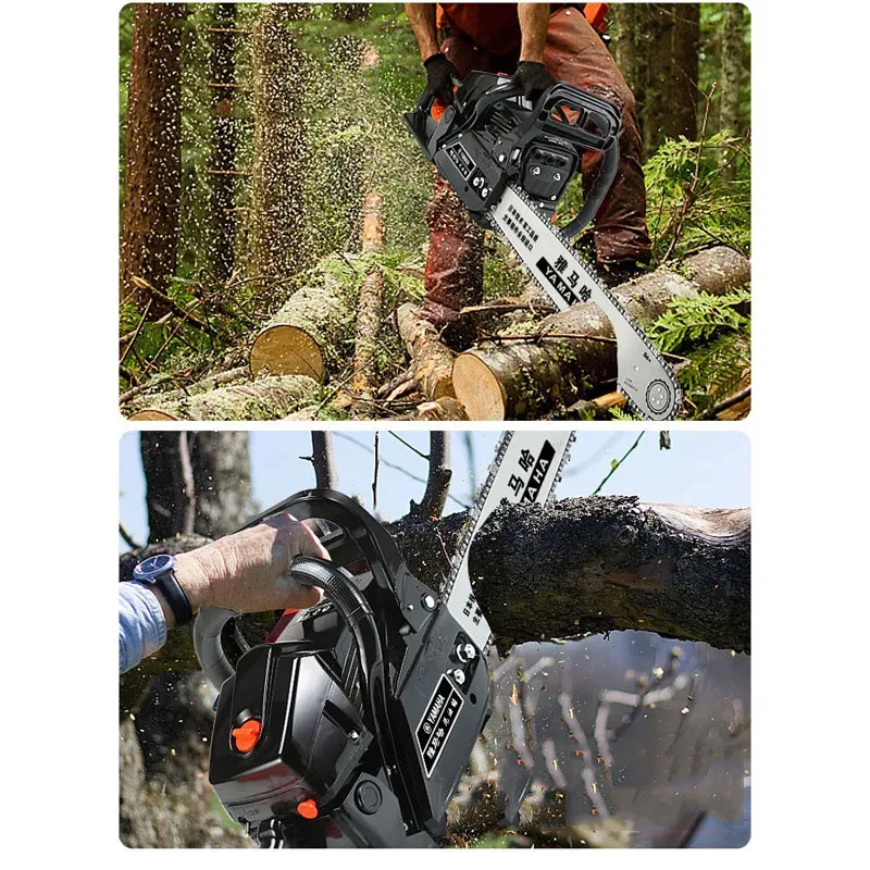 

Gasoline Chainsaw Wood Cutter Chain Saw Log Wood High-power Logging Saw Machine Portable Garden Tools Chainsaw Logging Saw