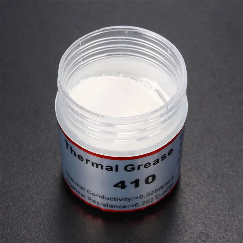 

1Pc HY410 10g White Thermal Grease Silicone Grease Conductive Grease Paste For CPU GPU Chipset Cooling Compound Silicone