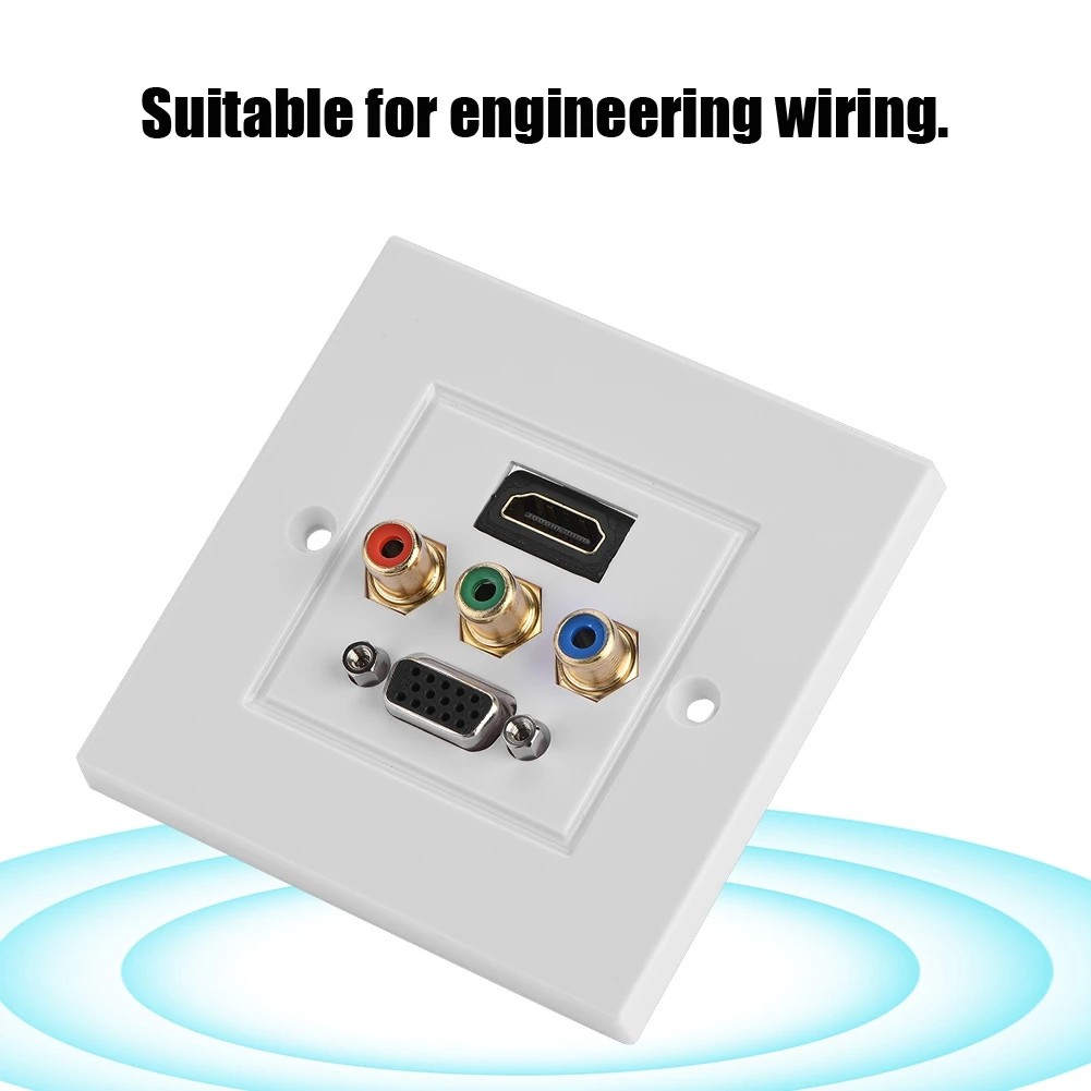 Интегрированная мультимедийная настенная панель Three-In-One совместимая с HDMI VGA