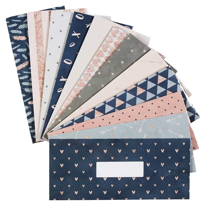 

24Pcs Budget Envelopes Laminated Cash Envelope System for Cash Savings Plus 24 Budget Sheets