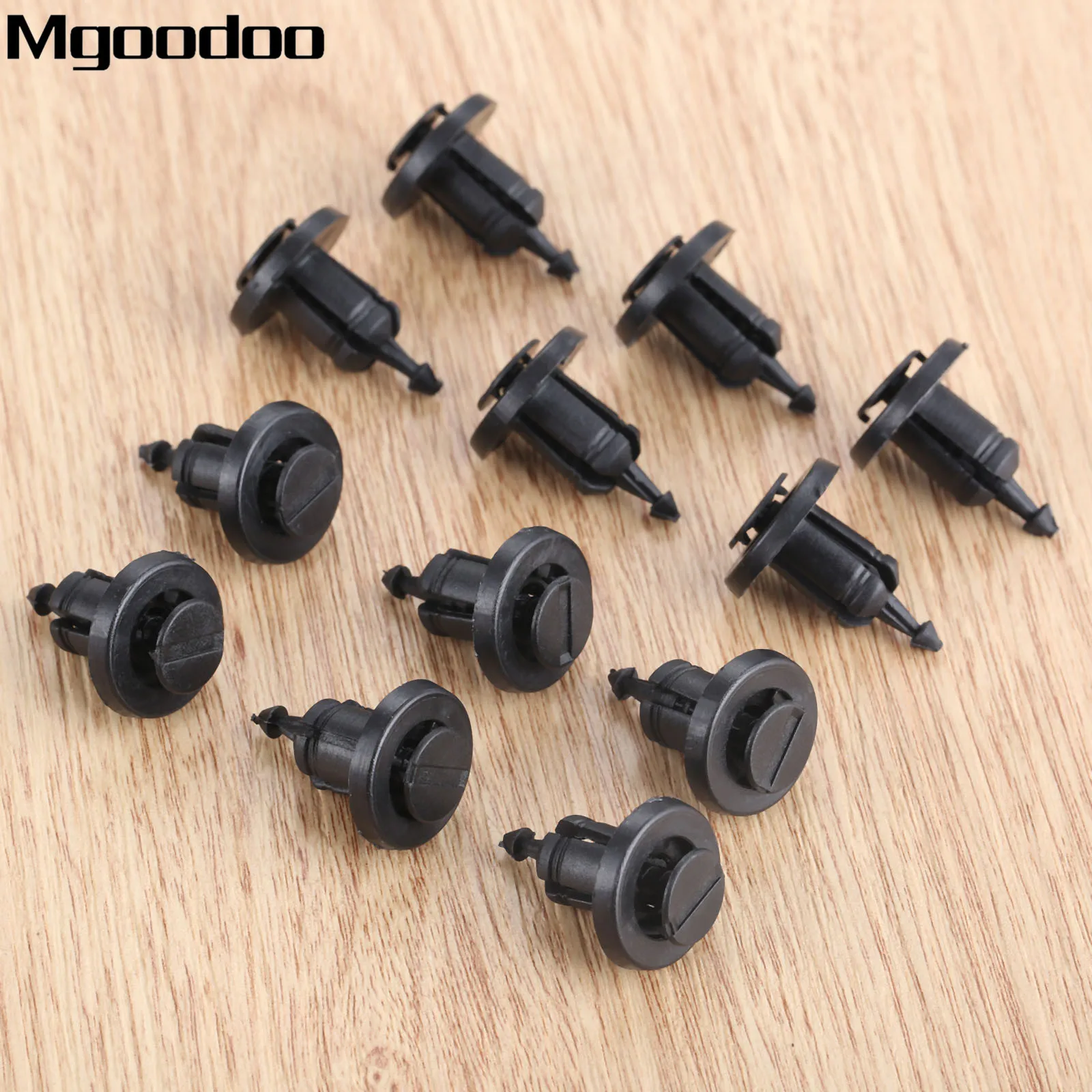 

Mgoodoo 50Pcs Auto Fastener Clips Car Trunk Ceiling Fixed Clamp Push Interior Clip 8mm Hole For Honda Clio Megane Laguna